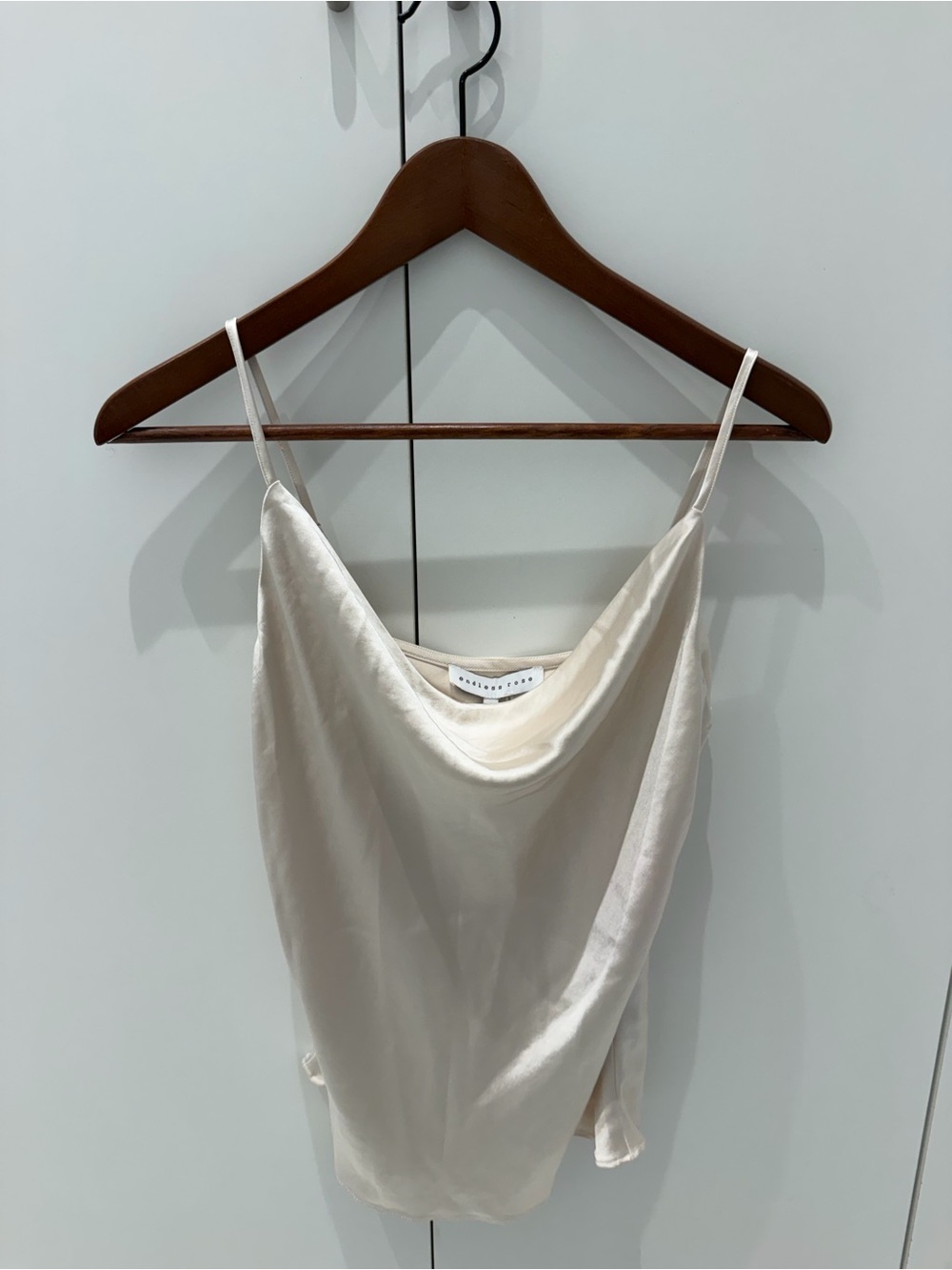 Endless Rose Cream Satin Cowl Neck Camisole